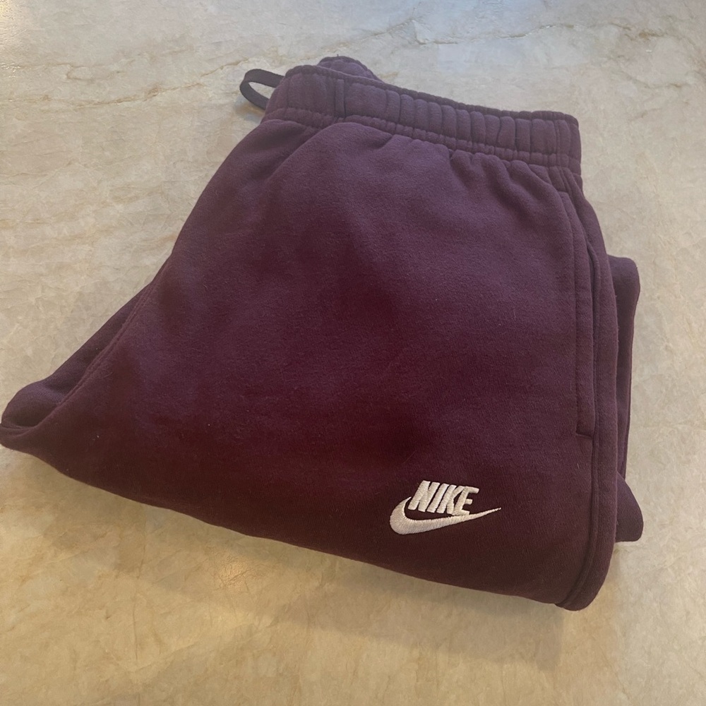 Nike  Burgundy Joggers